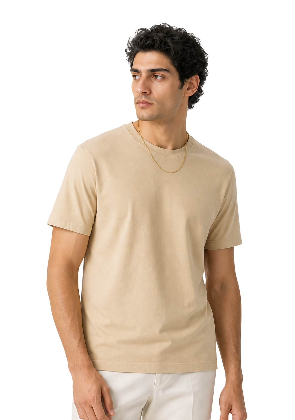 Beige Colour | Unisex Supima T-Shirt