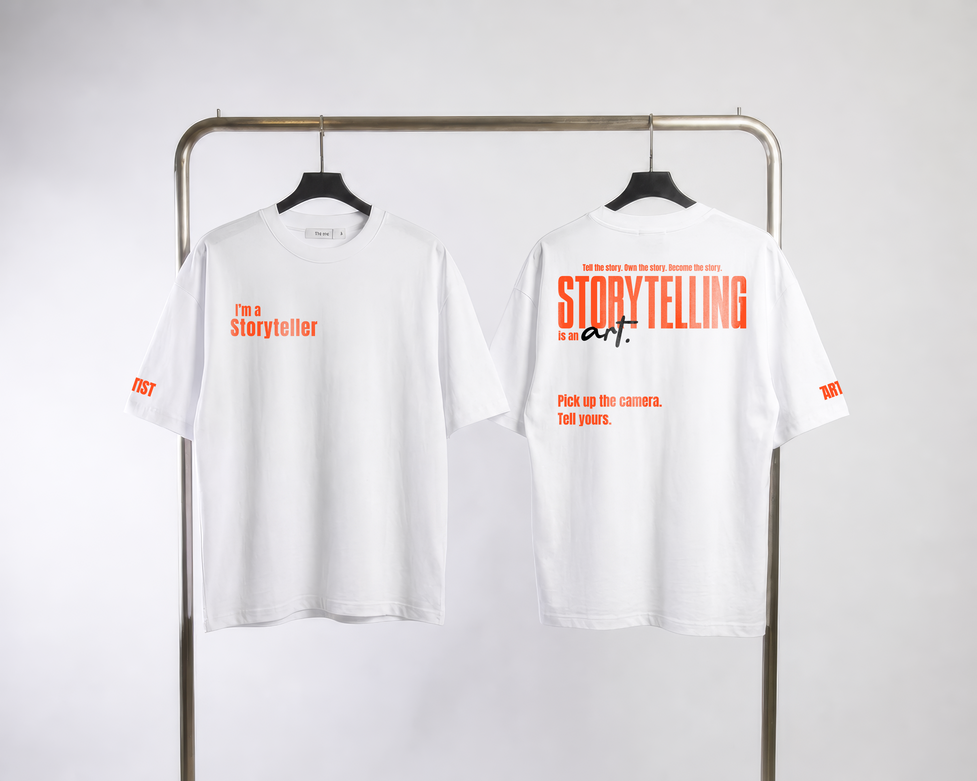 Storytelling is an Art | Unisex Stretchable Cotton T-Shirts
