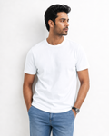 White Colour | Unisex Supima T-Shirt
