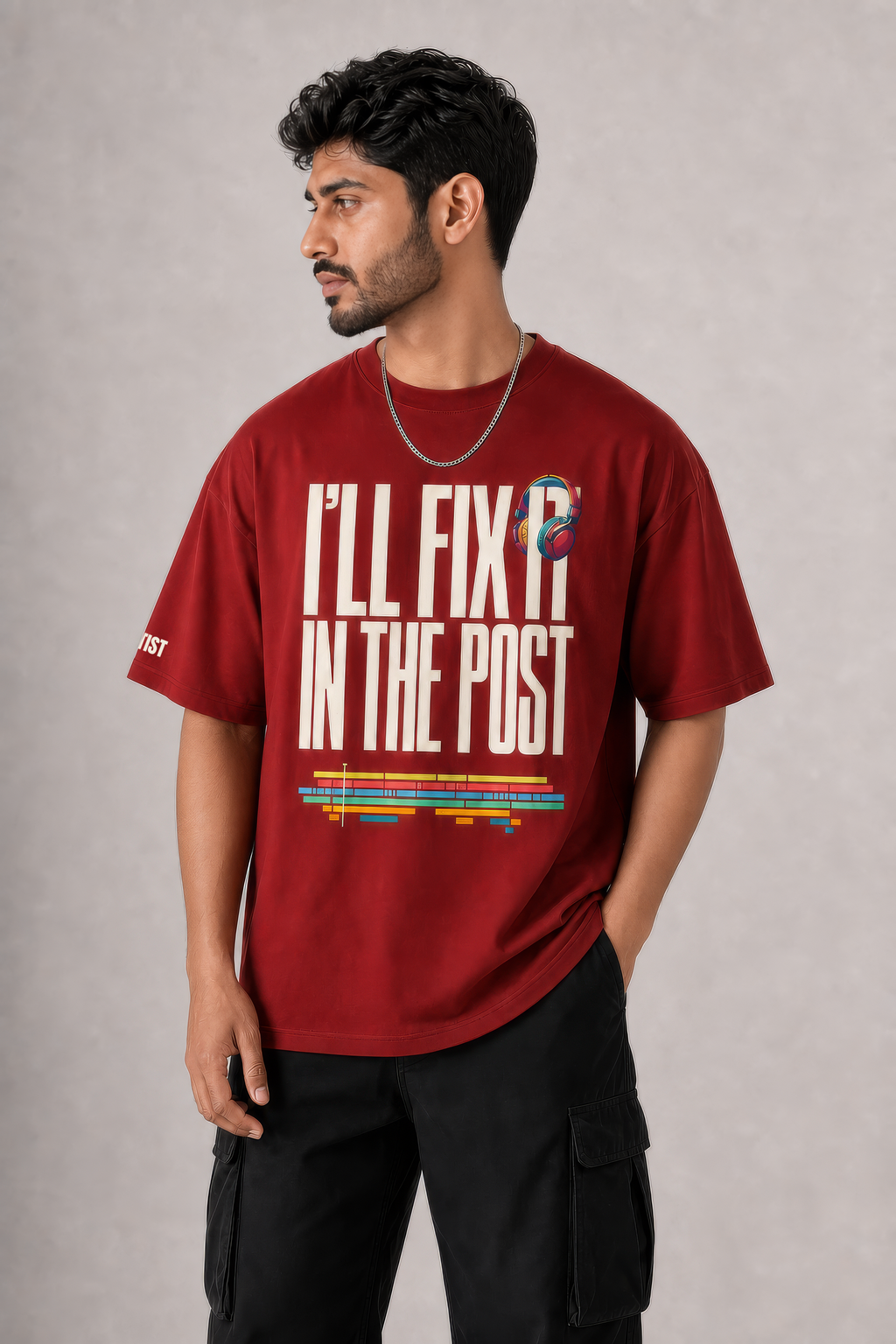 I'll fix it in the post | Unisex Oversized T-Shirt