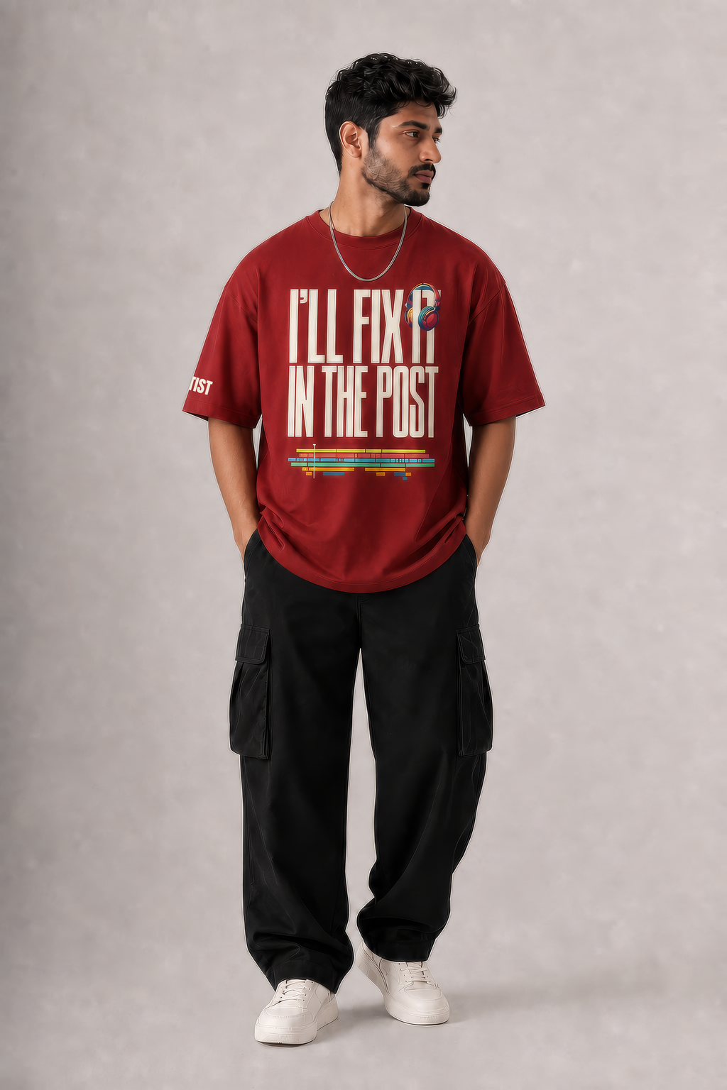 I'll fix it in the post | Unisex Oversized T-Shirt